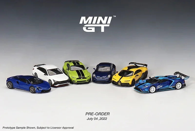 MINIGT 1/64 Nissan Skyline GT-R (R34) V-Spec II Alloy Car Model