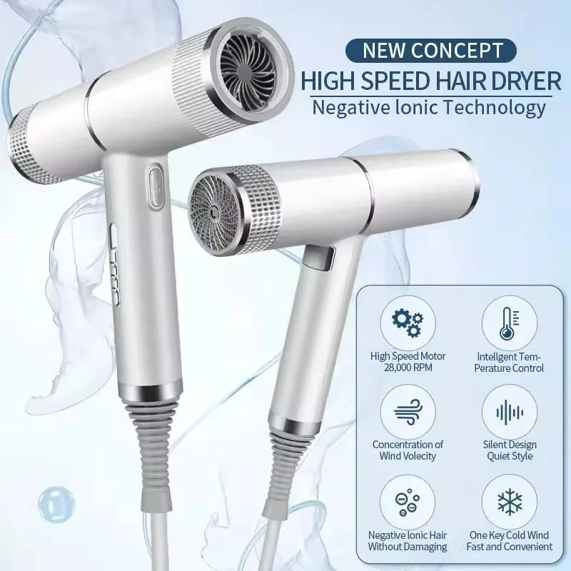 Professional Negative Ion Strong Wind Blower Portable And Adjustable Negative Ion Blower With Wind Speed