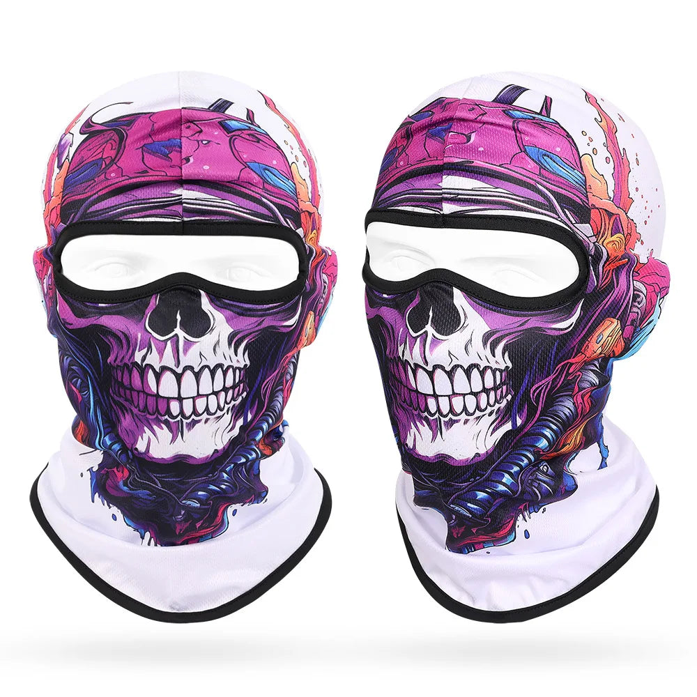 Multifunctional Outdoor Men Balaclava Skull Masks