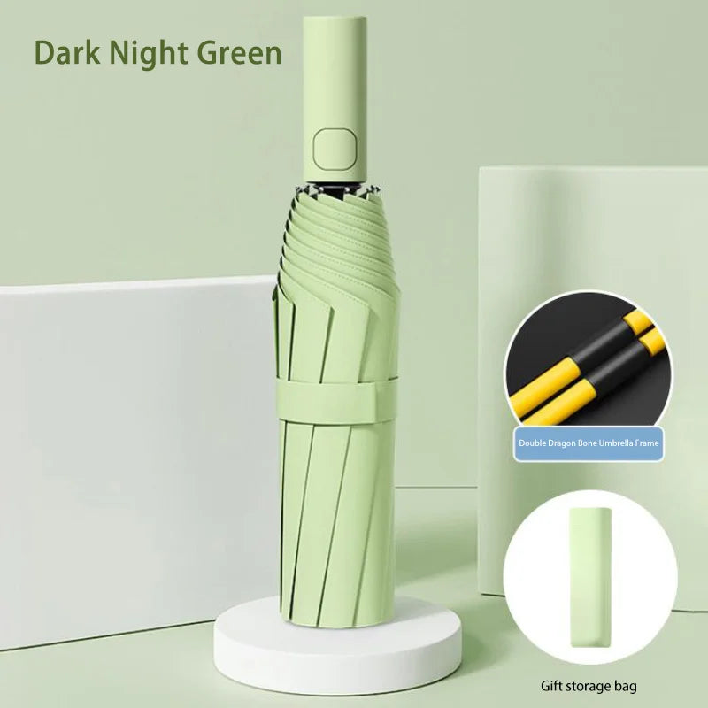 Xiaomi 24 Bone solid color automatic Umbrella