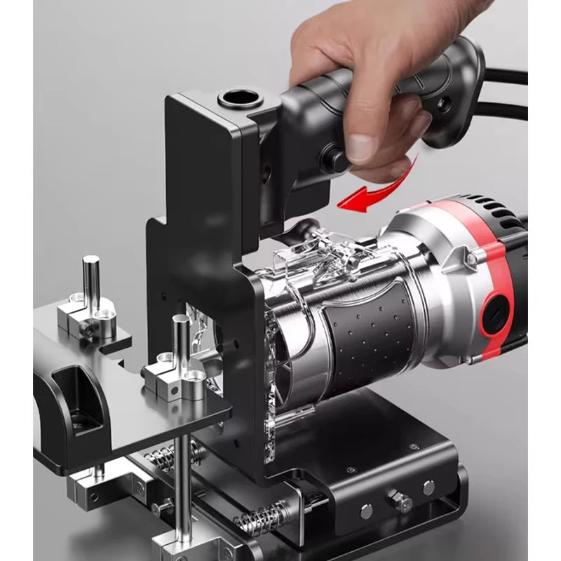 2 in 1 Woodworking Slotting Locator Compact Router