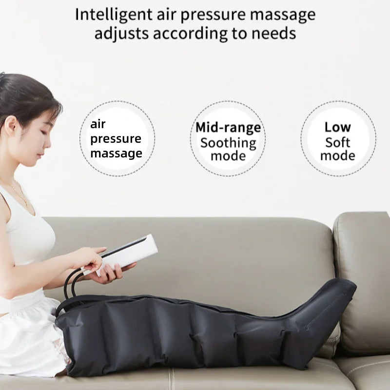 Air Pressure Leg Massager Foot Massage Boots