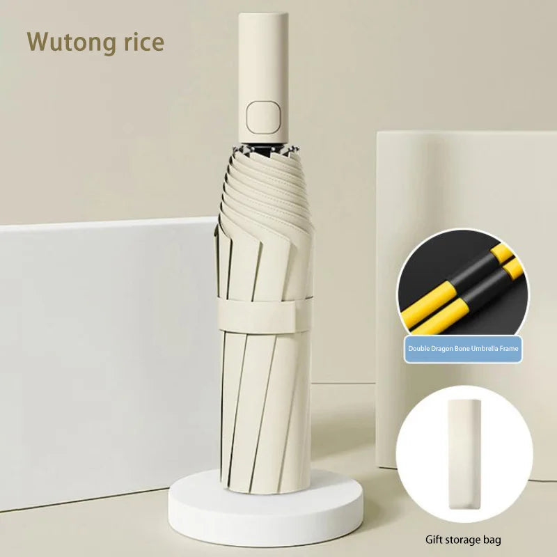 Xiaomi 24 Bone solid color automatic Umbrella