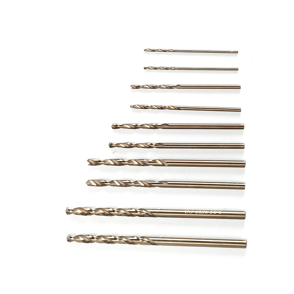 10pcs/set HSS M35 Cobalt Drill Bits