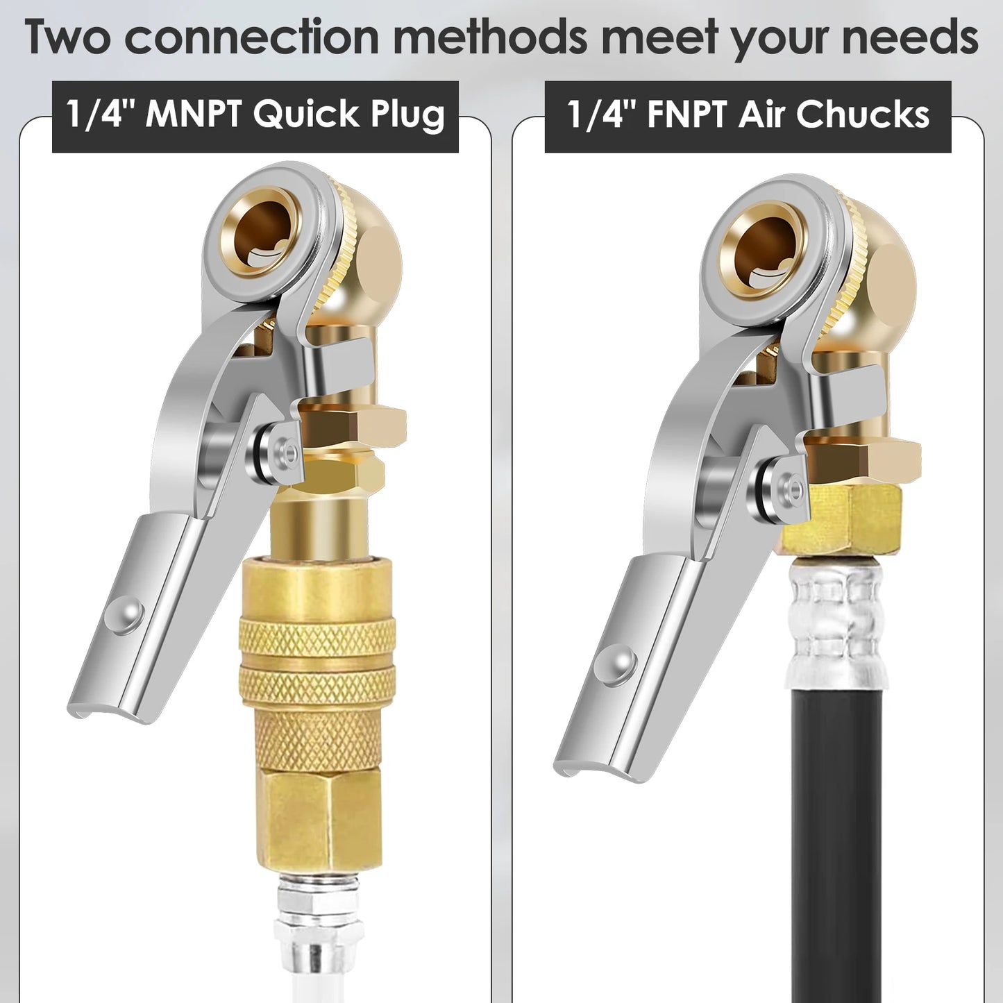 Car Tire Air Chuck Inflator Pump Valve Connector