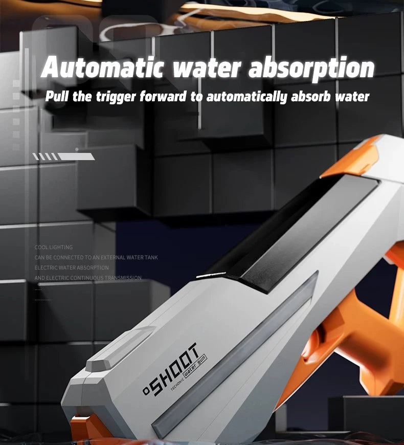 Cool Lights Electric Continuous Fire Water Gun