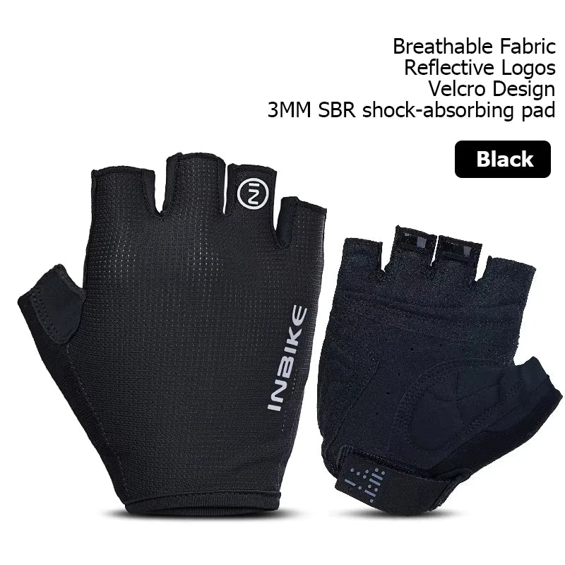 INBIKE Half Finger Cycling Gloves Summer Bicycle Gloves