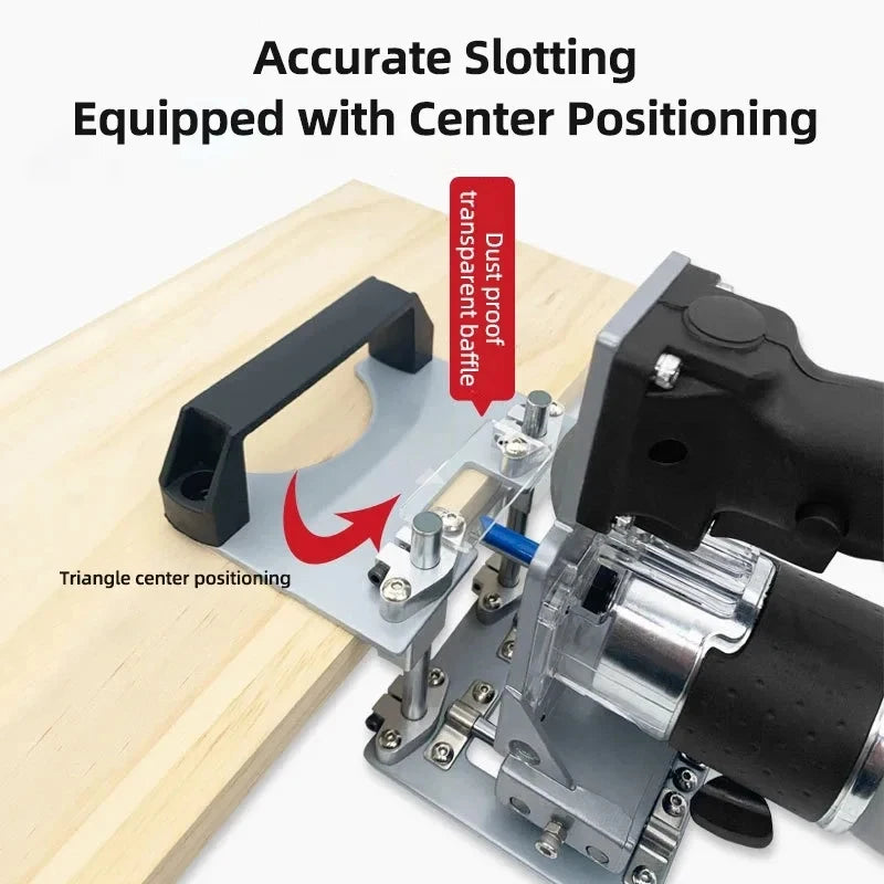 2 in 1 Woodworking Slot Locator Invisible Fastener Punch Holder