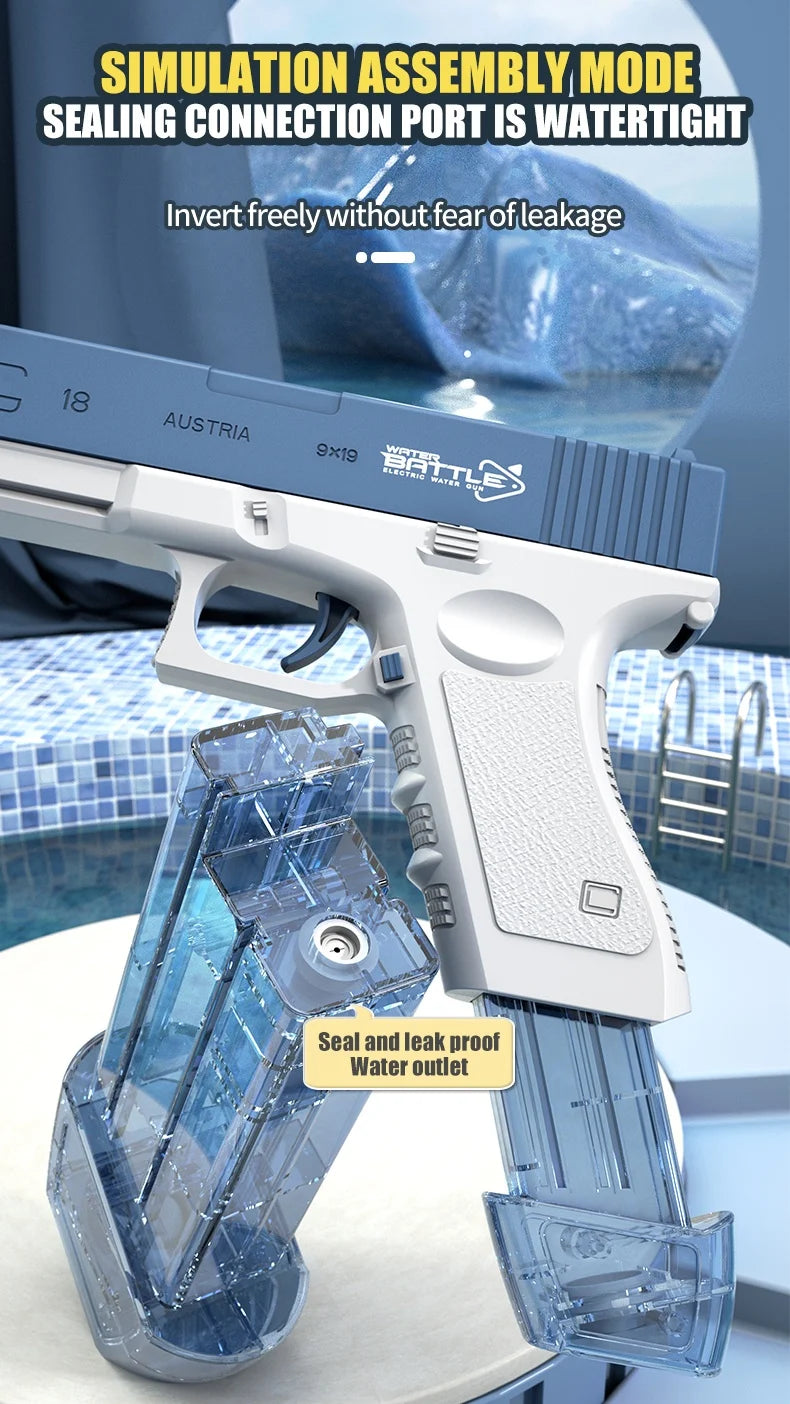 Electric Water Gun Rechargeable Automatic Spray Gun