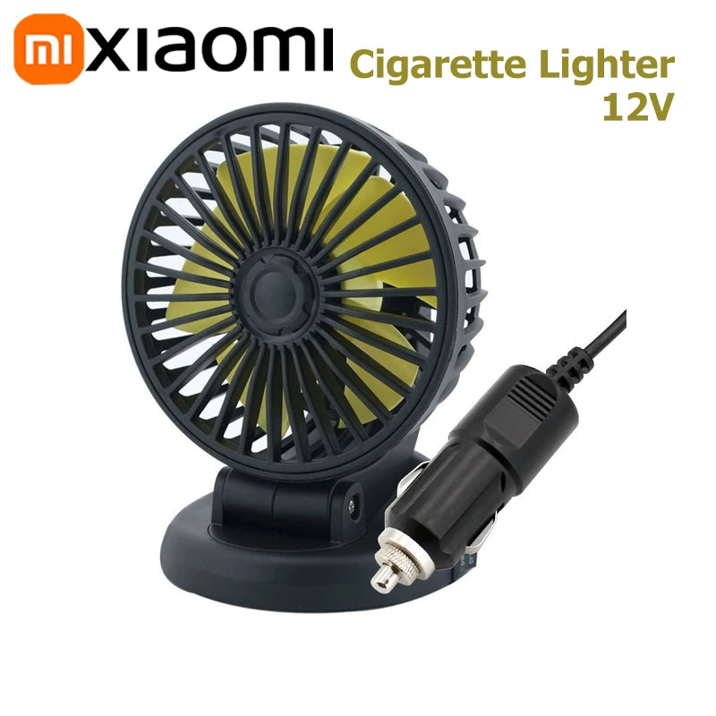 Xiaomi Car Fan 360° Adjustable 3 Head Air Fan Automotive Electric Fan