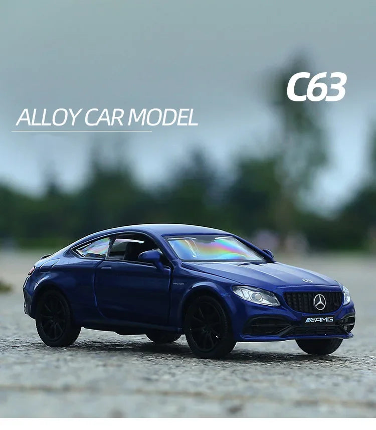 1:36 Mercedes-Benz C63 AMG Coupe Alloy Car Model