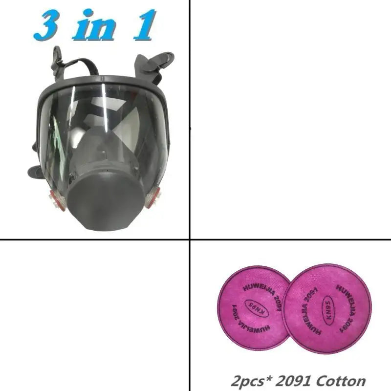 SJL 27 In 1 6800 Industrial Painting Spraying Respirator Gas Mask