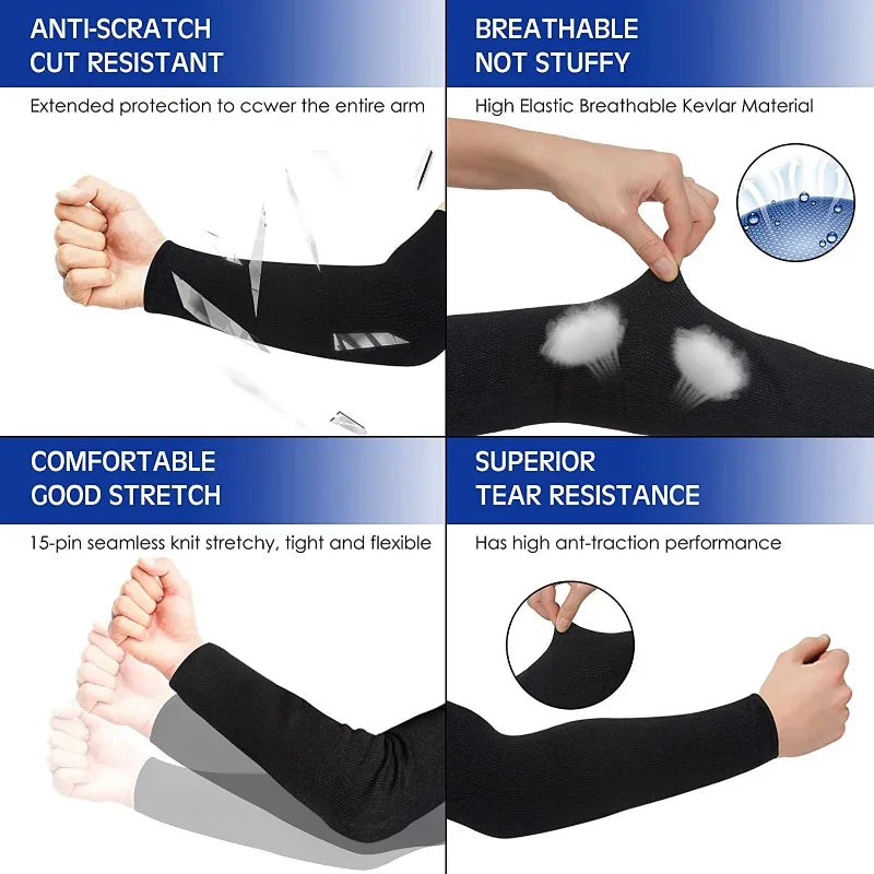 1pcs Level 5 HPPE Outdoor Work Safety Arm Guard Sleeve