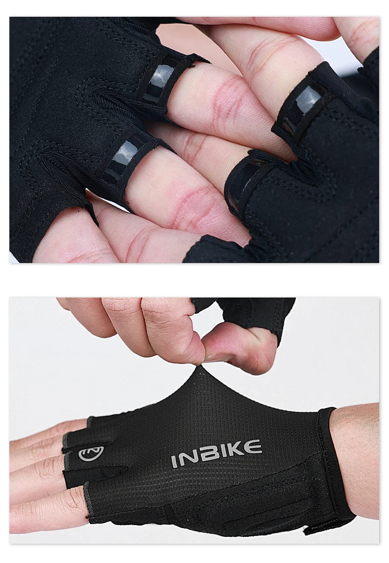 INBIKE Half Finger Cycling Gloves Summer Bicycle Gloves