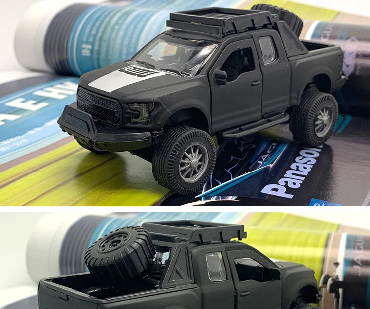 1:36 Scale F-150 Alloy Car Model - Spring-Back Action Toy