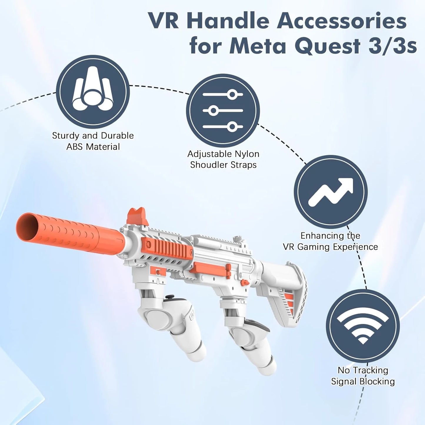 New Upgrade VR Gaming Experience Magnetic VR Games Rifle Gun