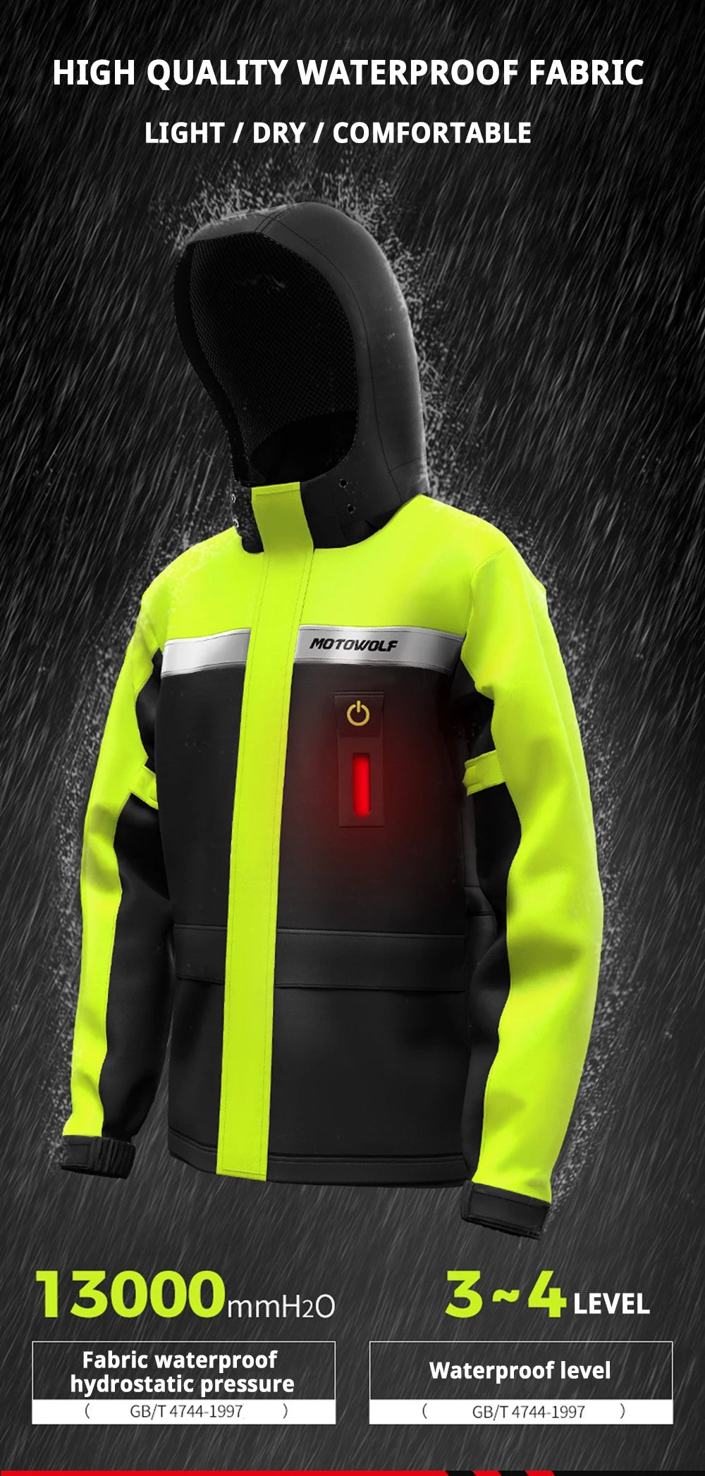 Summer Motorcycle Raincoat Rain Jacket Pants