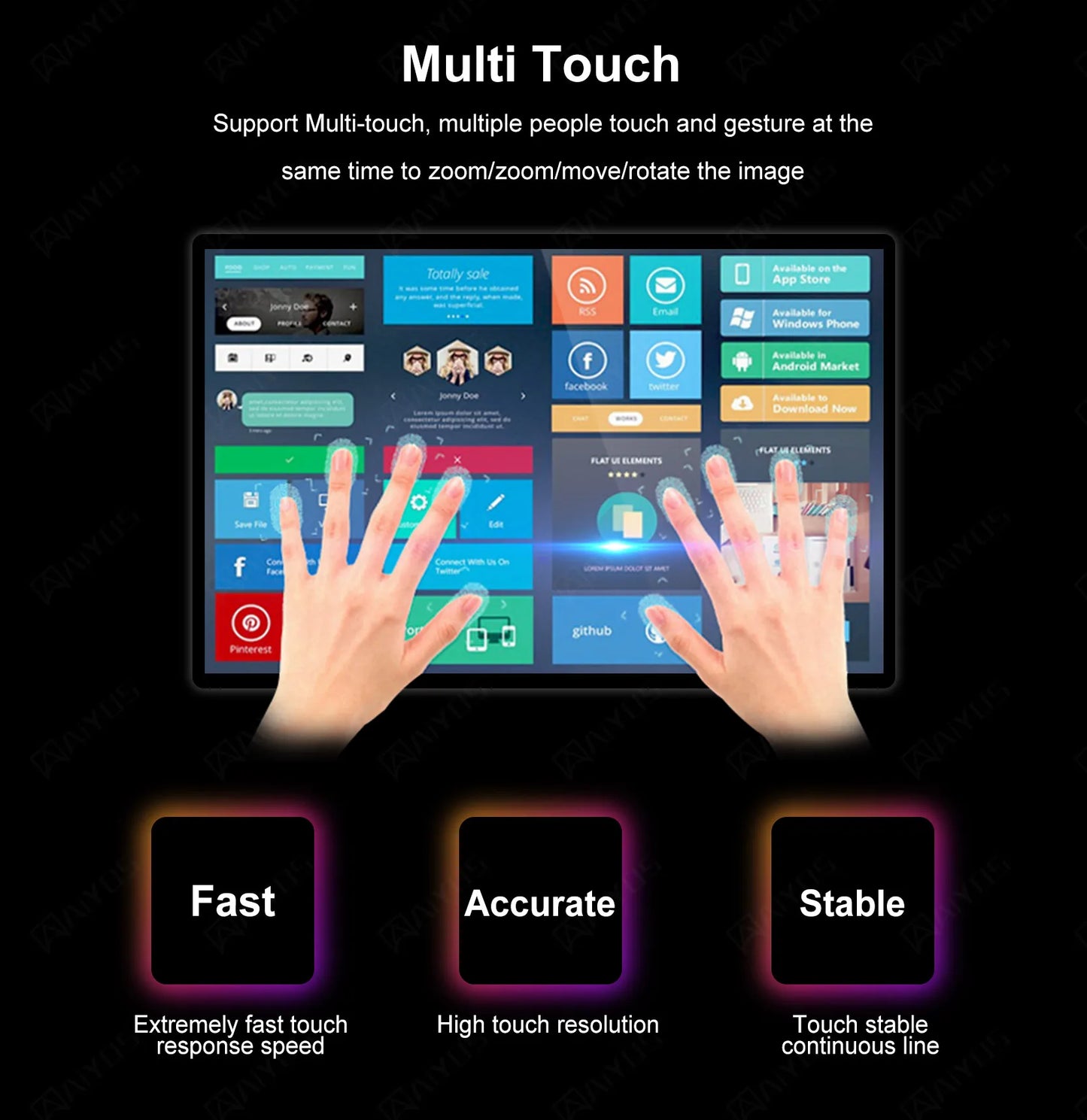 15 15.6 Inch FHD Android Tablet