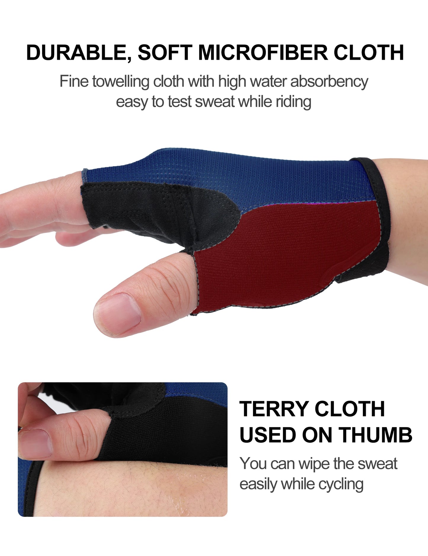 INBIKE Half Finger Cycling Gloves Summer Bicycle Gloves