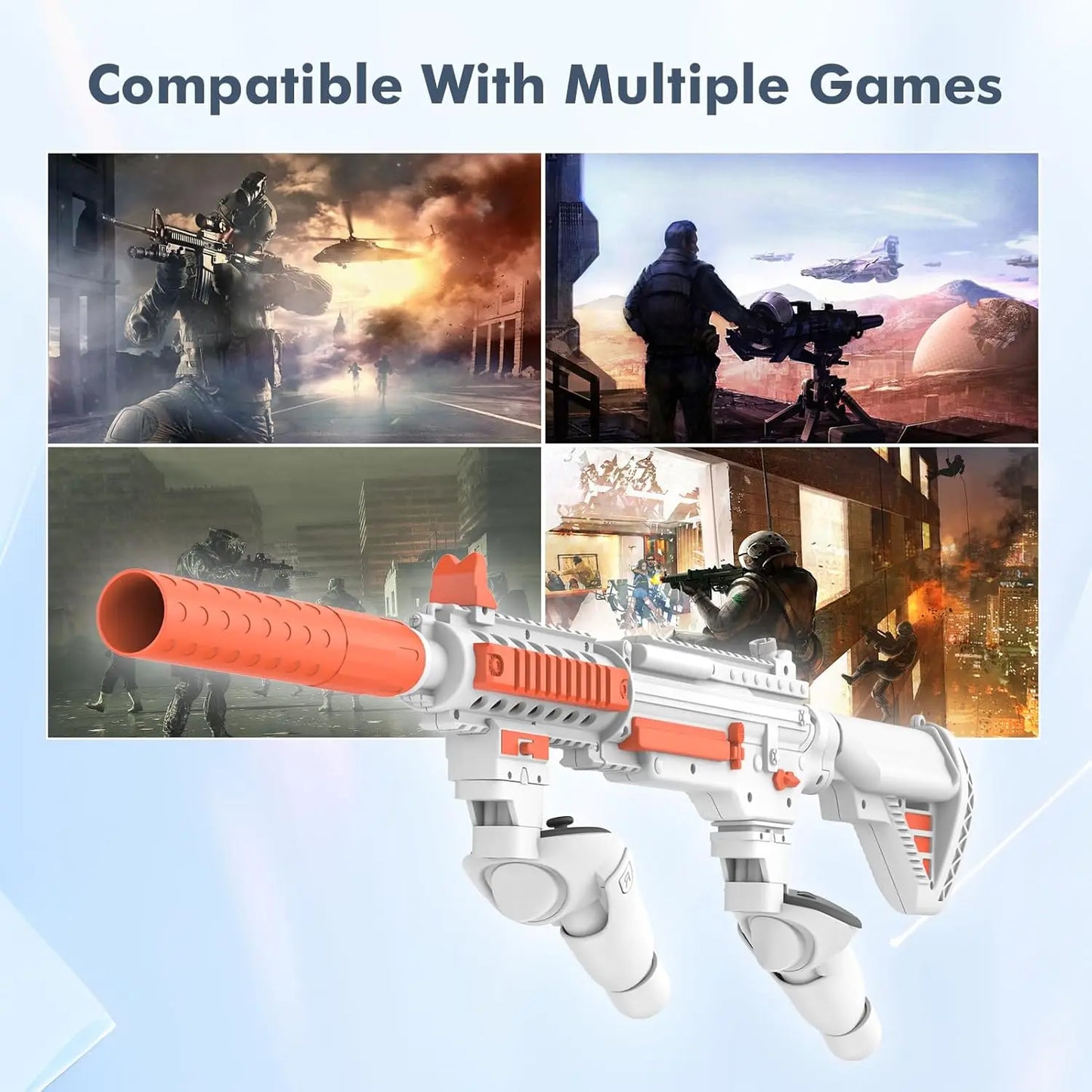 New Upgrade VR Gaming Experience Magnetic VR Games Rifle Gun
