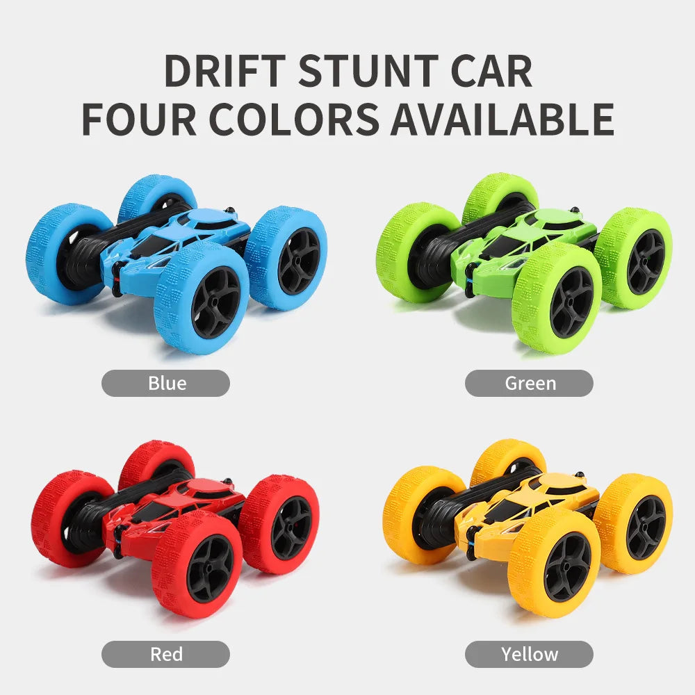 RC Stunt Car Children Double Sided Flip Remote Control 360 Rotation