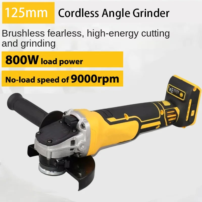 125-millimeter 21V lithium-ion battery brushless angle grinder