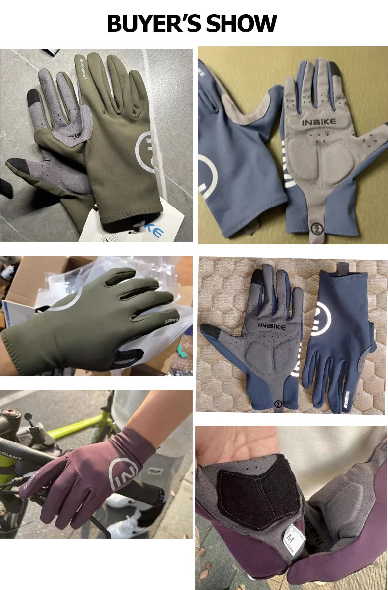 INBIKE 2024 Cycling Gloves Gel Padded