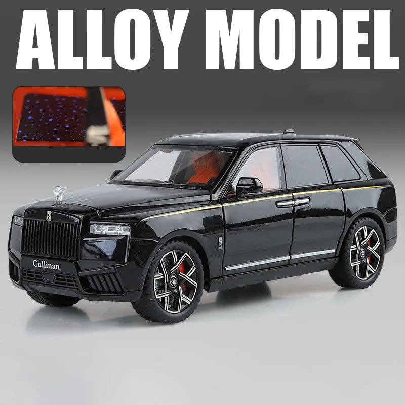 1/24 2025 Rolls Royce SUV Cullinan Alloy Luxury Car Model