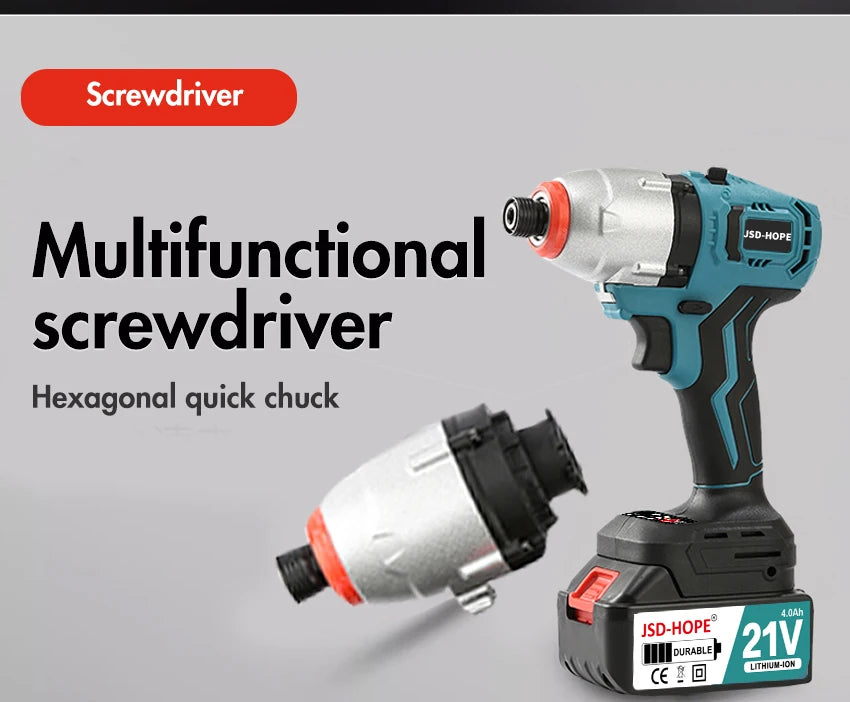 Hand drill hammer drill to household electric hammer