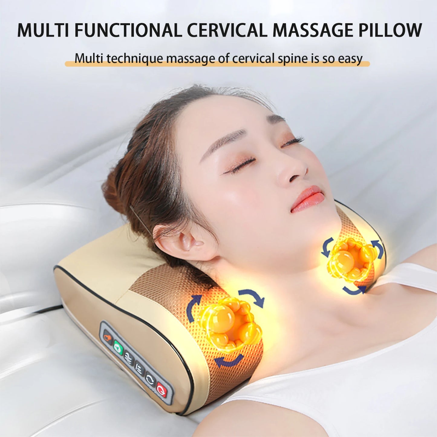 Multifunctional Neck Pillow Massager