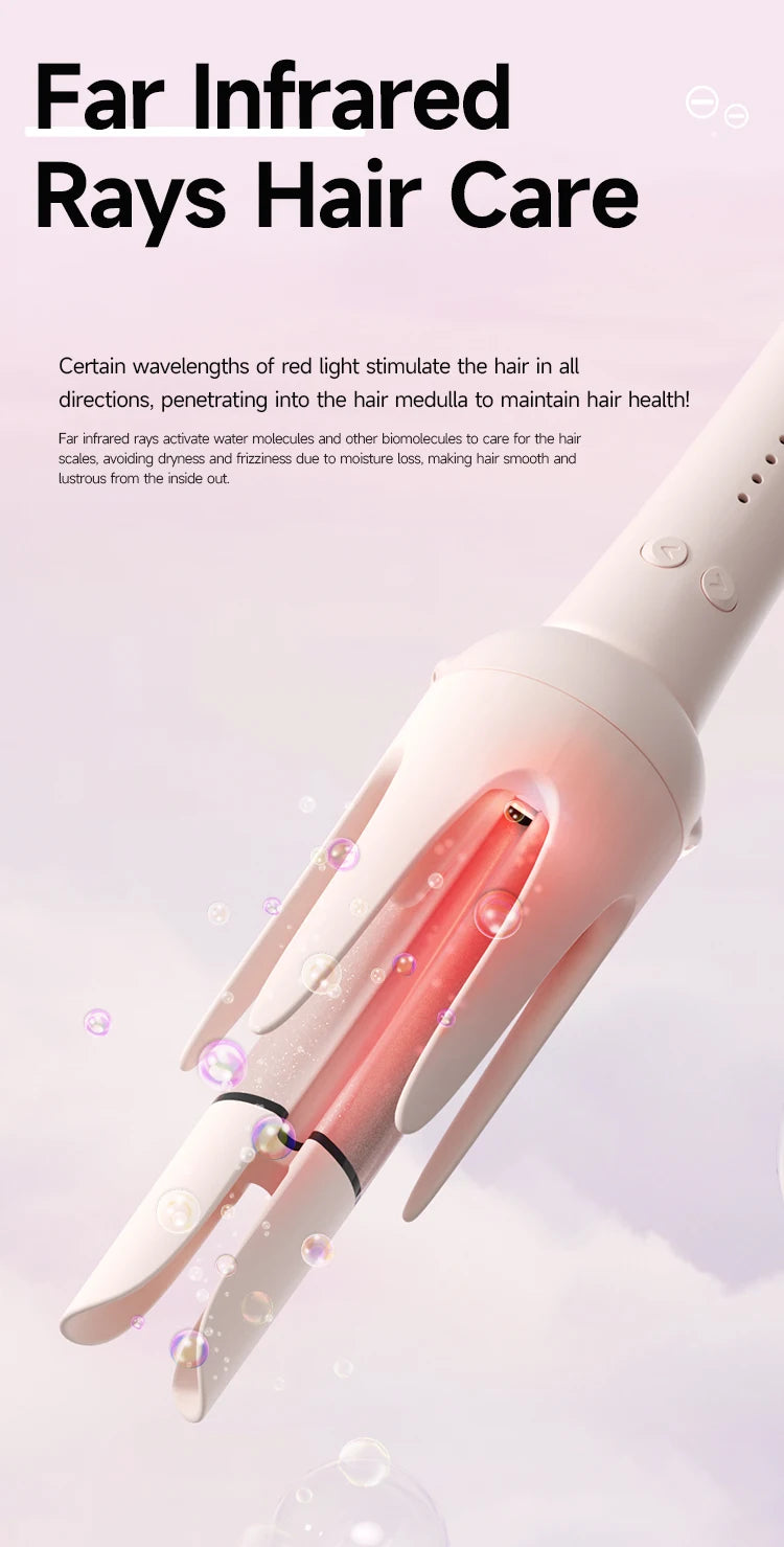 Auto Rotating Ceramic Hair Roller Professional Curling Iron