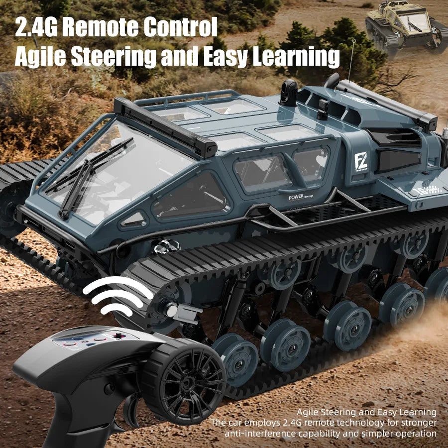 2.4G JJRC C8812 Full Scale Tracked RC Tank Remote Control Car