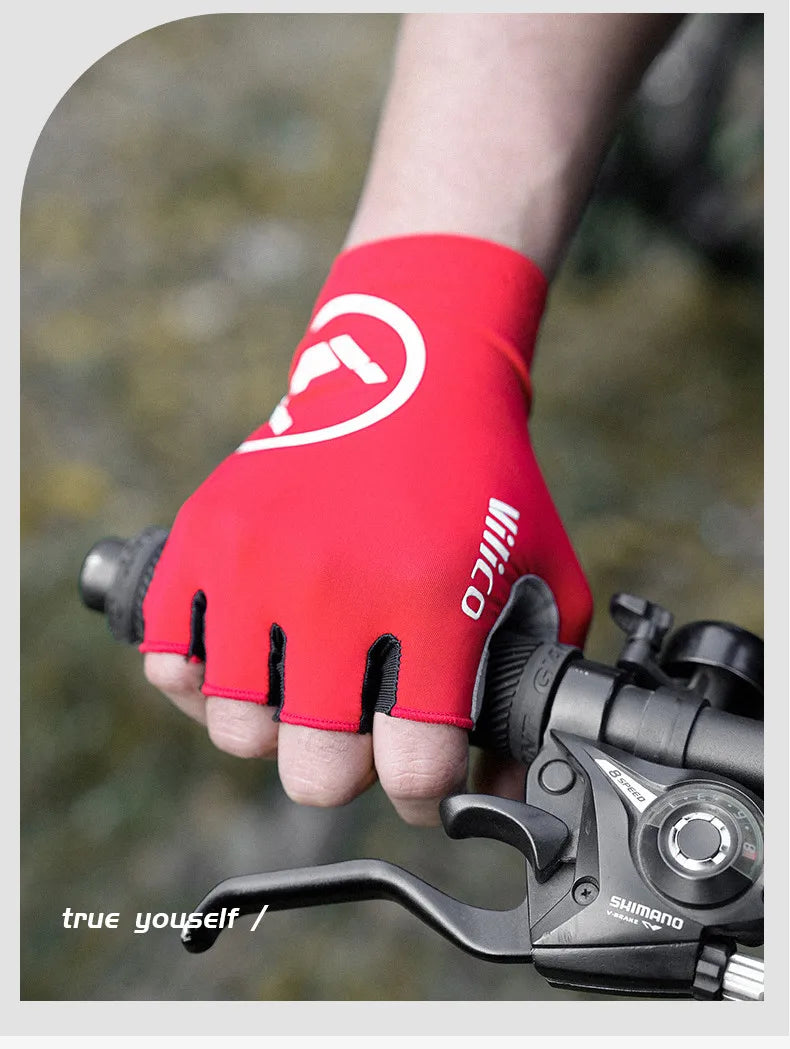 Breaking Wind Cycling Half Finger Gloves