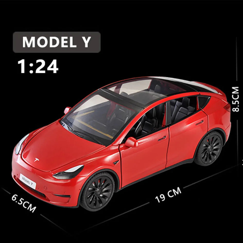 1/24 Scale Model Y Diecast Alloy Toys Models Car