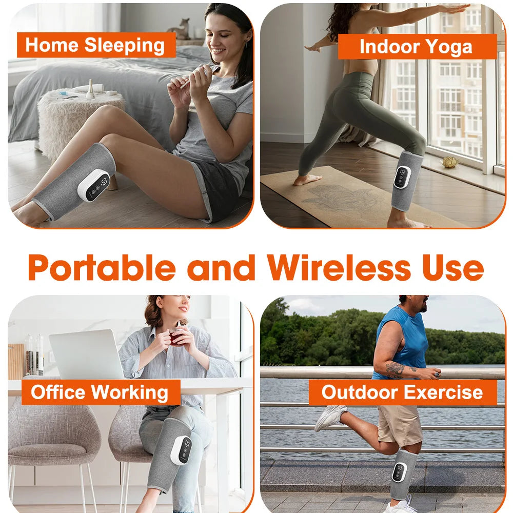 Wireless 360° Air Pressure Calf Massager Eletric 3VM+