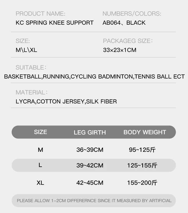 Hollow Sports Knee Brace Support Sleeve