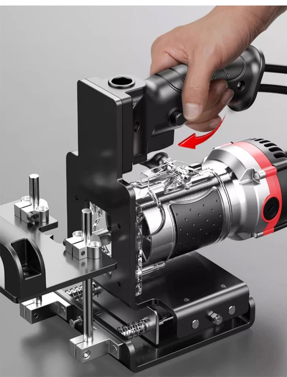 2 in 1 Woodworking Slotting Locator Compact Router