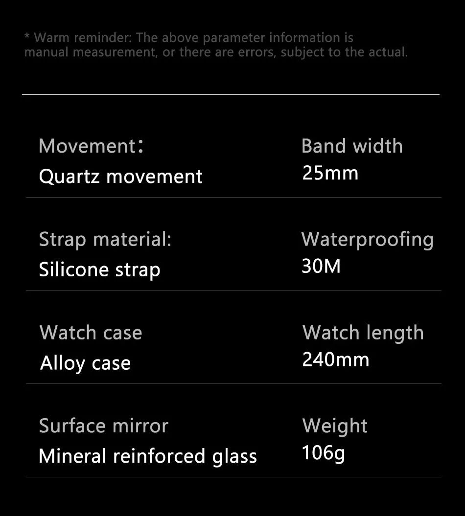 Luxury Mens Watches Business Waterproof Military Quartz Chronograph Wristwatch