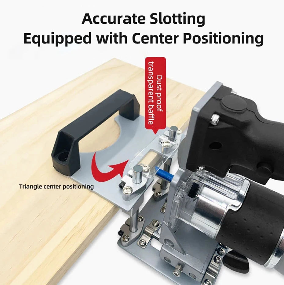 2 in 1 Woodworking Slot Locator Invisible Fastener Punch Holder