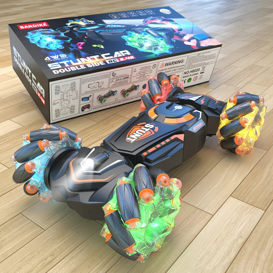 4WD RC stunt car rotation drift 2.4G wireless remote control car
