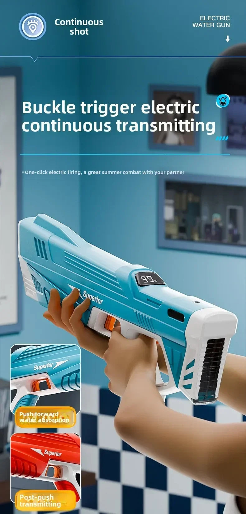 New Children Electric Water Gun