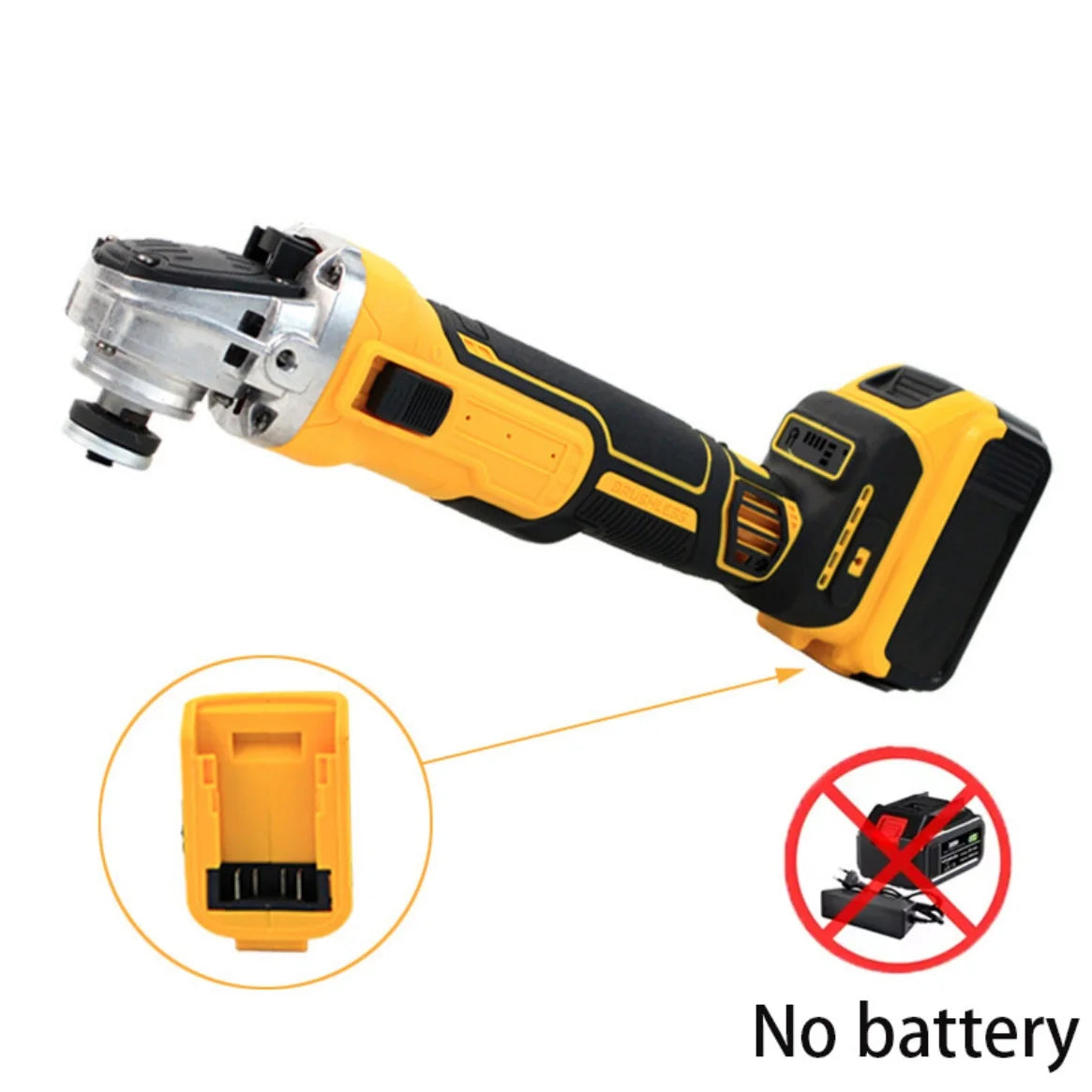 125-millimeter 21V lithium-ion battery brushless angle grinder