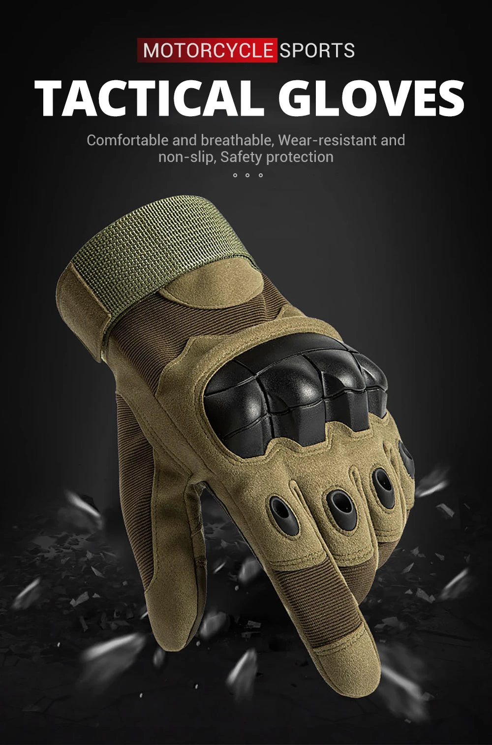 Moto Men's Motorcycle Gloves Touch Screen Motorbike Motocross Riding Gloves