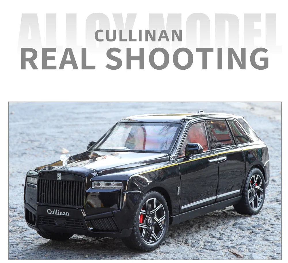 1/24 2025 Rolls Royce SUV Cullinan Alloy Luxury Car Model