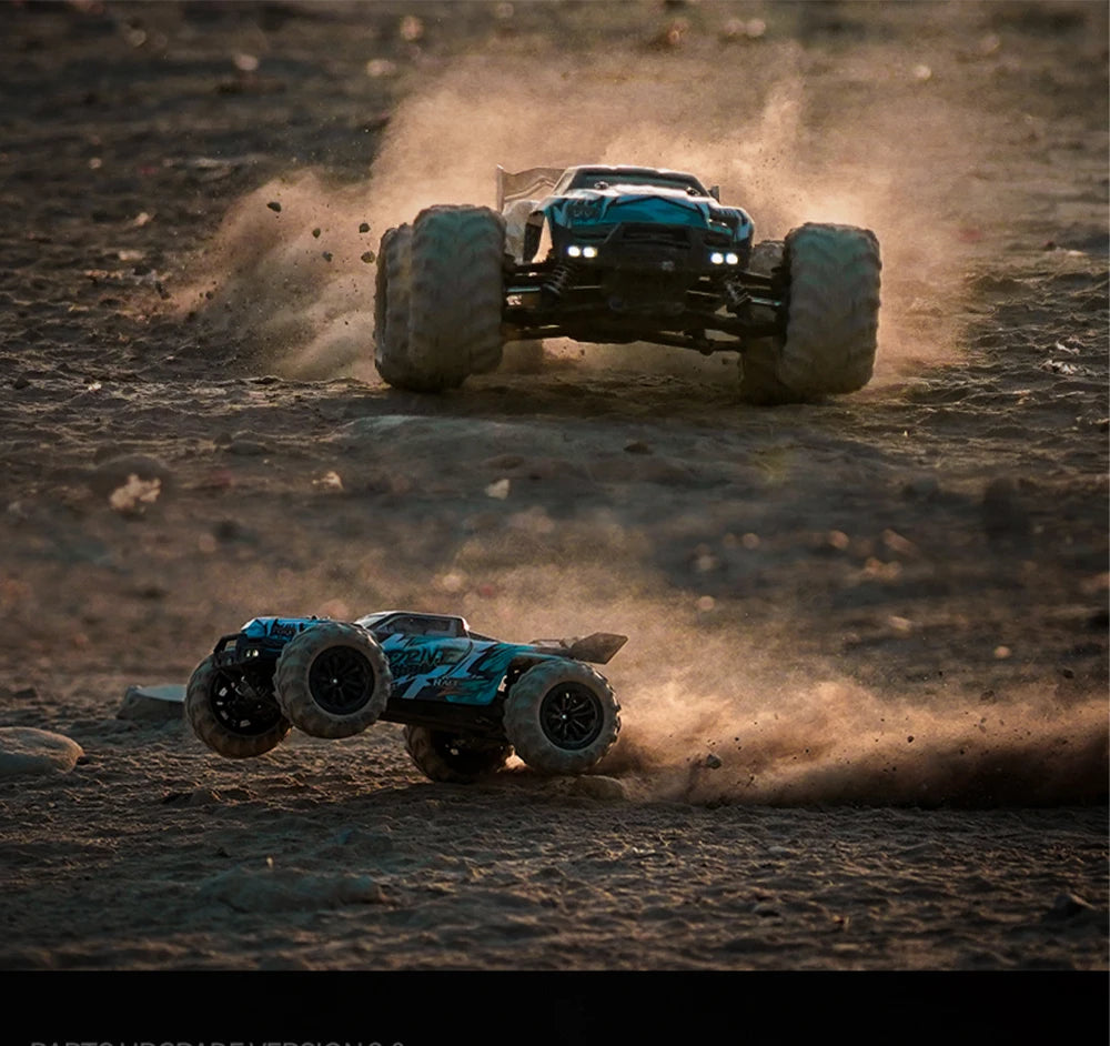 JJRC 1:16 4WD RC Car 70KM/H With Led Lights 2.4G Inductor Remote Control Off-Road Cars