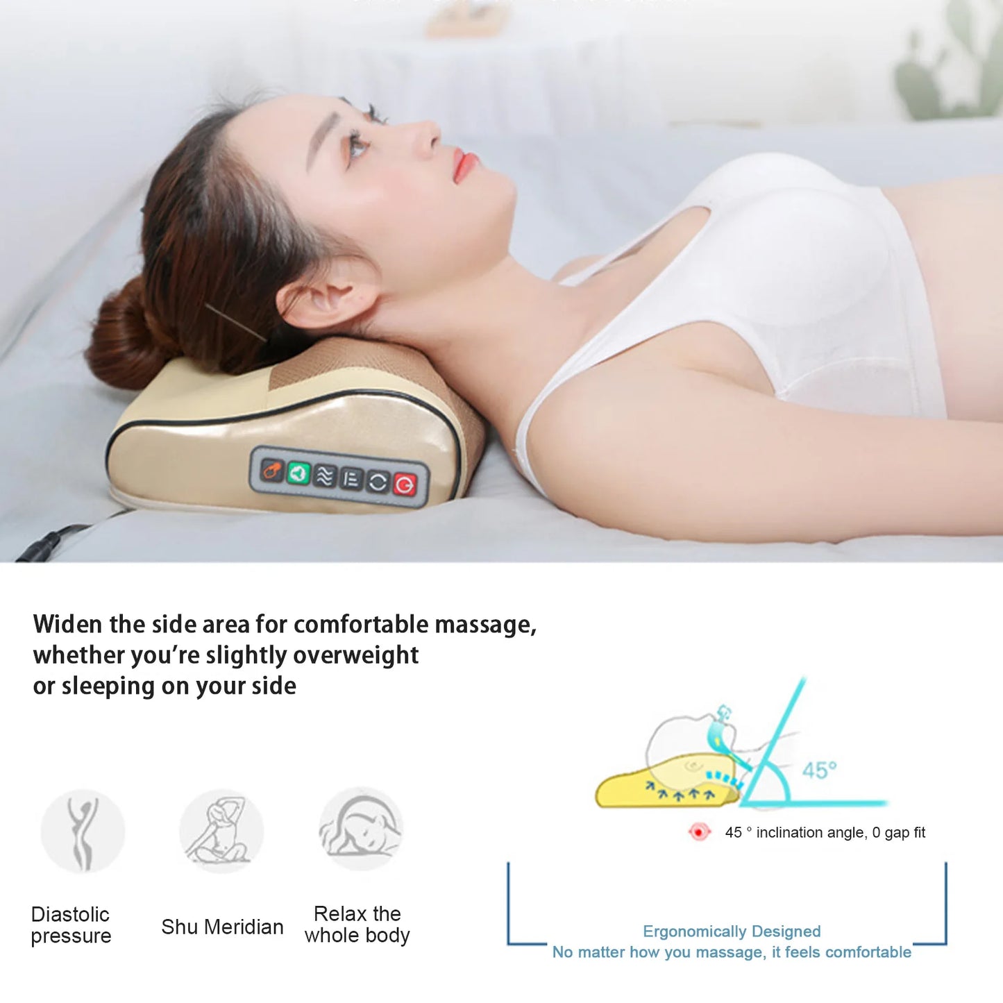 Multifunctional Neck Pillow Massager