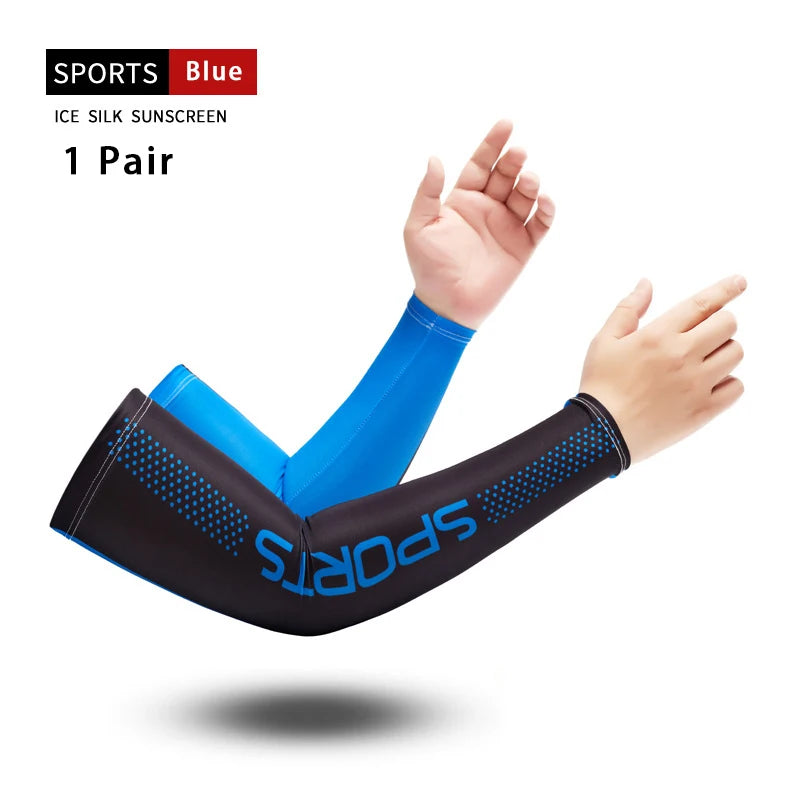 1 pair Cool Cycling Sport Cooling Arm Sleeves