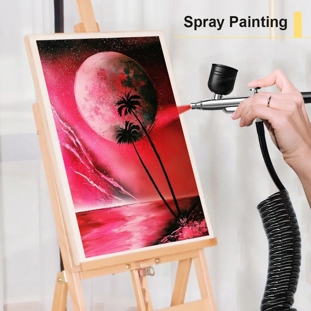 Airbrush Nail With Compressor Portable Air Brush