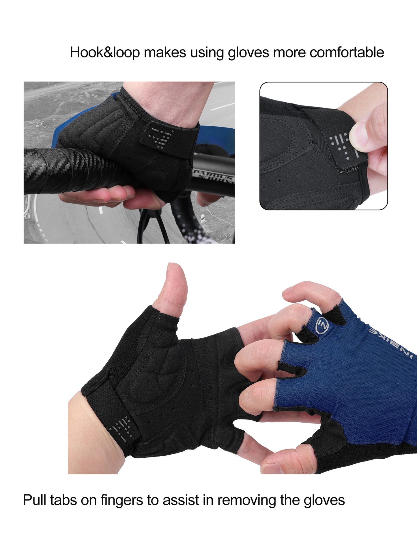 INBIKE Half Finger Cycling Gloves Summer Bicycle Gloves