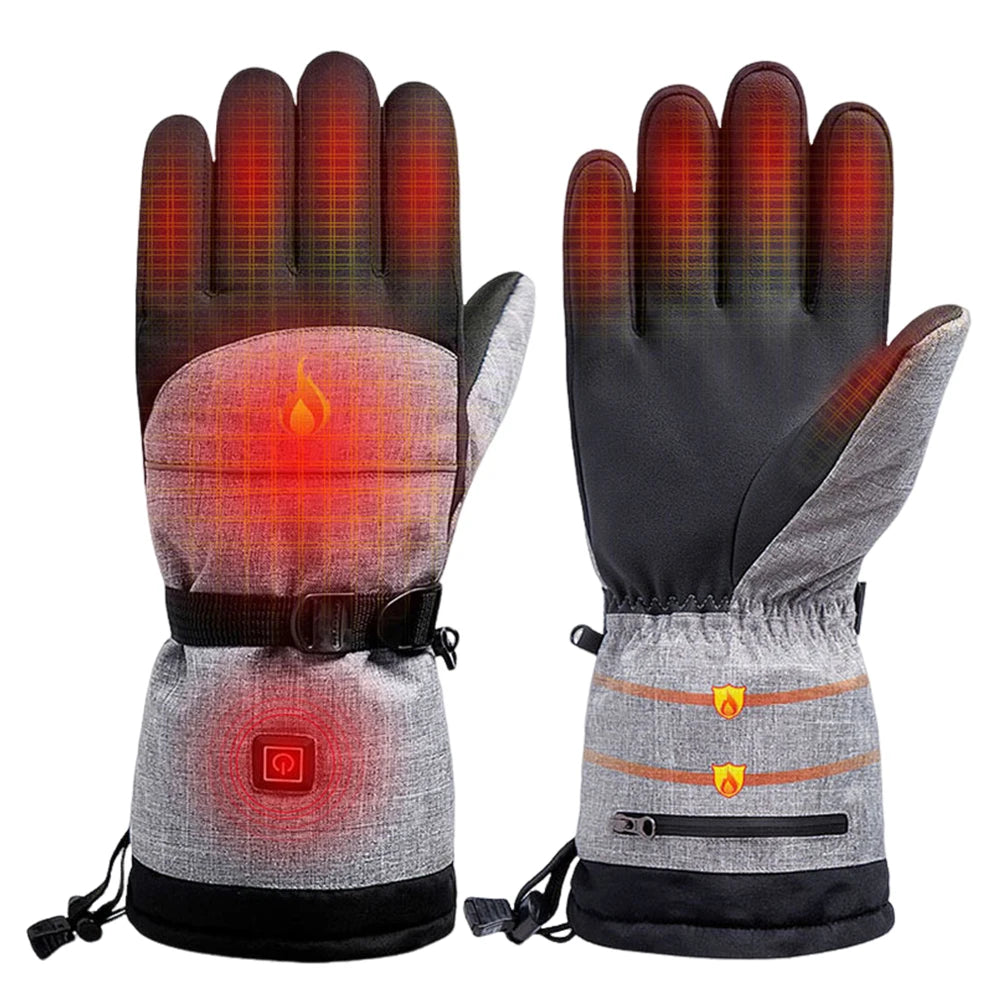 1Pair Heated Gloves Thermal Electric Hand warmer